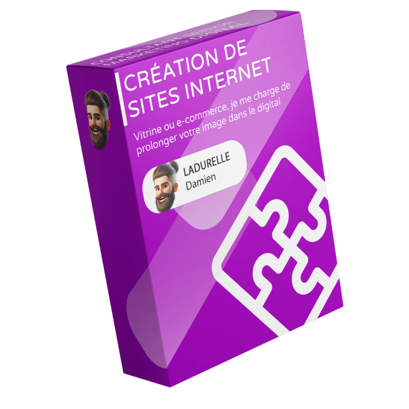 Création site Internet - LADURELLE Damien - Consultant marketing - Produit
